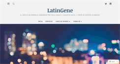 Desktop Screenshot of latingene.com